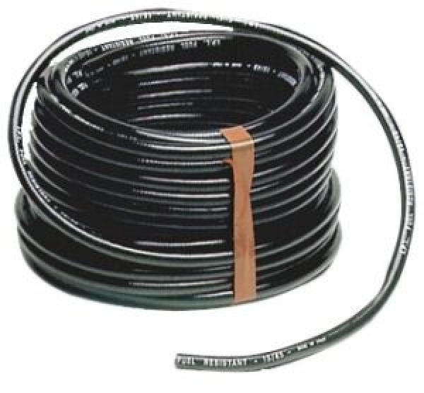 PVC-Treibstoffschlauch, schwarz 25m Rolle