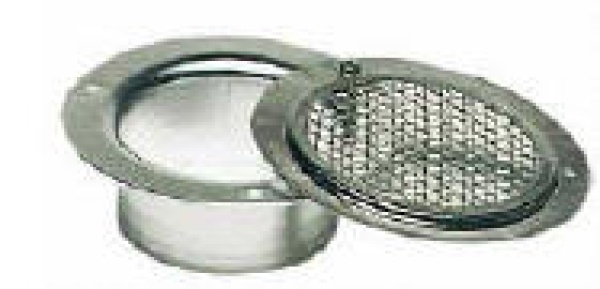 Belüftungs-/Entlüftungsgitter VA-Stahl 58 mm