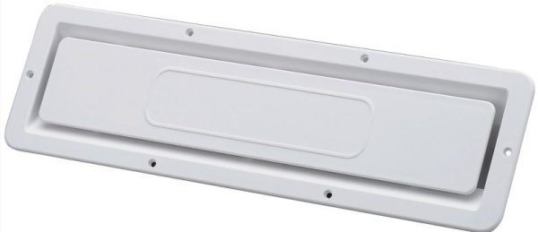 ABS-Lüfter, weiß 420x120 mm