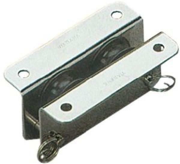 VA-Stahl Doppelblock, eingebaut 25x8