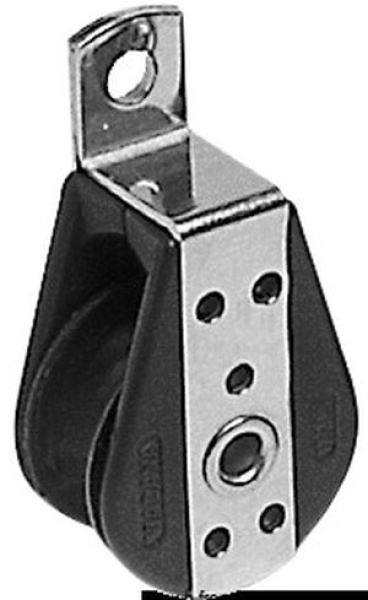 VA-Stahl-Einscheibenblock m.Montageplatte 22x6