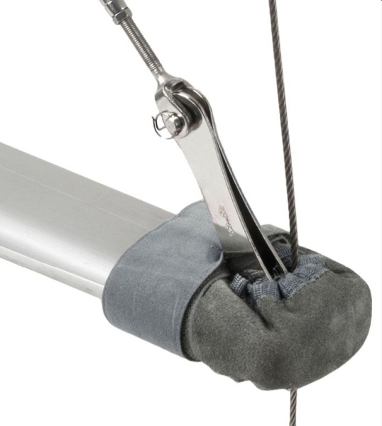 Salingschoner aus Leder 122-154 mm