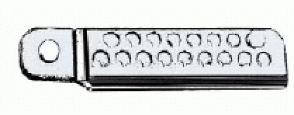 Wantenhänger, gebogen 108x23 mm
