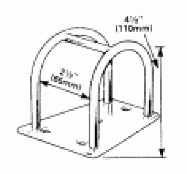 Baumbeschlag Niro 110 mm