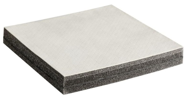 Schallschutzplatte m.Kunstleder, gelocht 100x150cm