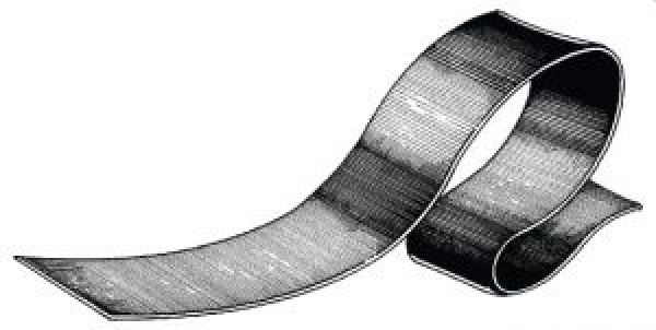 Profilleiste 110x3 mm schwarz
