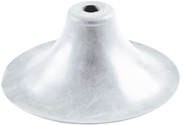 Platte f. EPDM-Sonnenverdeckstutz, grau RAL 7035
