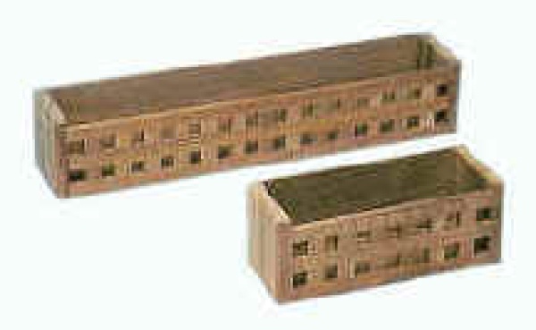 TeakKholz-Mehrzweckbehälter 500x100x100 mm