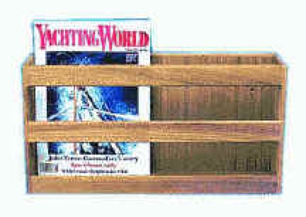Teakholz-Bücherhalter 375x190x200 mm