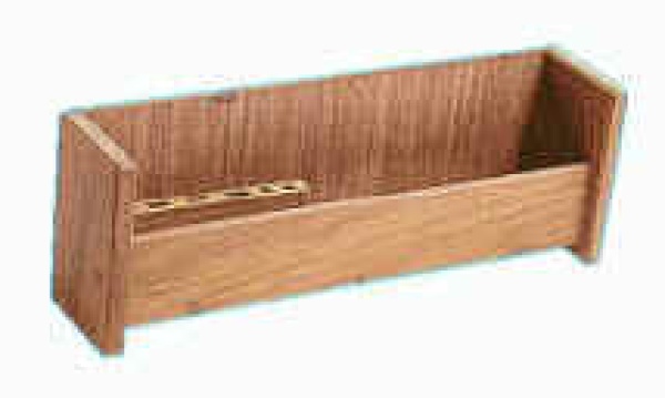 Teakholzablage f.Navigationsinstr. 435x100x150 mm