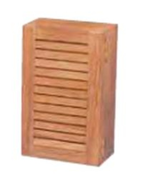 Teakholz-Schrank f.Kombüse/Bad 375 x 275 x 112 mm