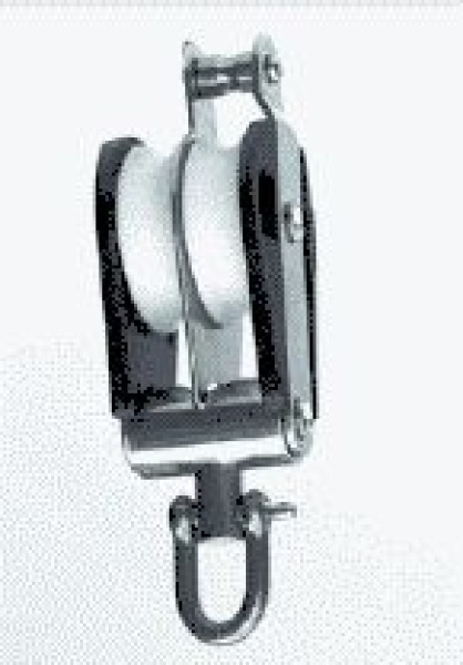 Doppelblock mit Wirbel + Unterbügel 22mm