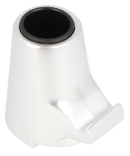 RELINGSFUß FÜR SCHIENE 7264001, ALU SILBER ELOXIERT MIT