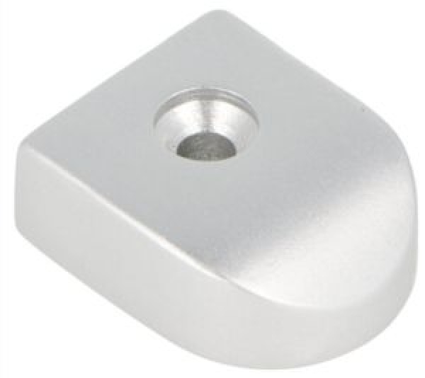 ENDSTÜCK 32 MM SILBER