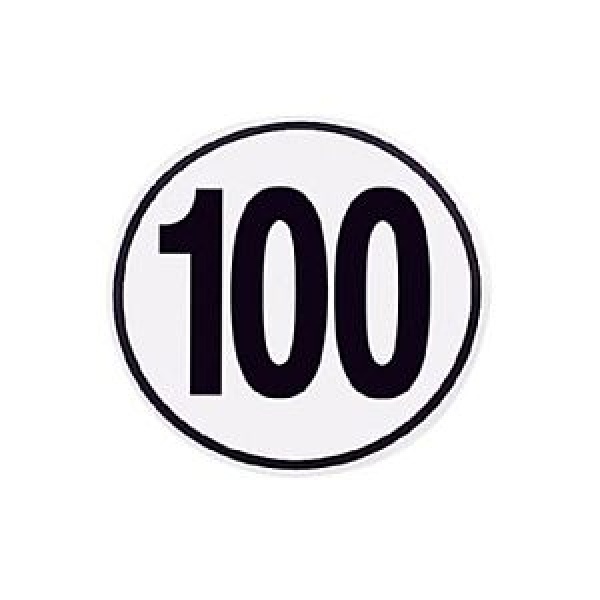 Schild 100 km/h