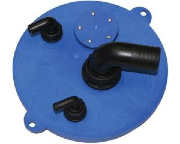 Nuova Rade Inspektionsdeckel für Wassertank blau