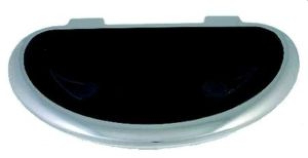Decksluke 530 x 340 x 27mm, halbrund