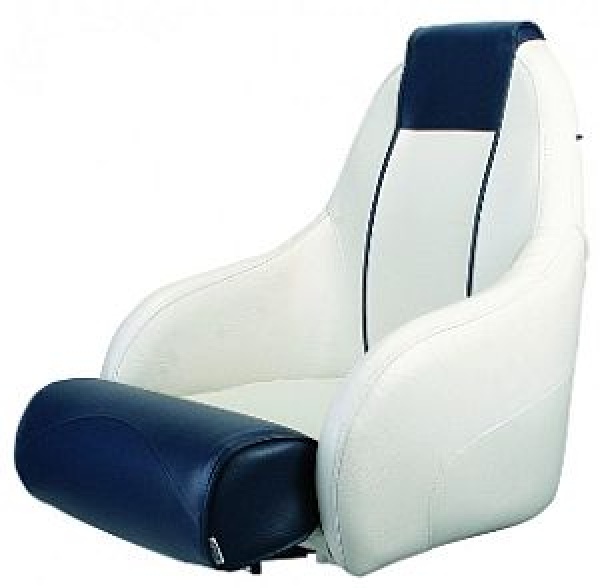 Steuerstuhl Oceanic Weiss/Blau