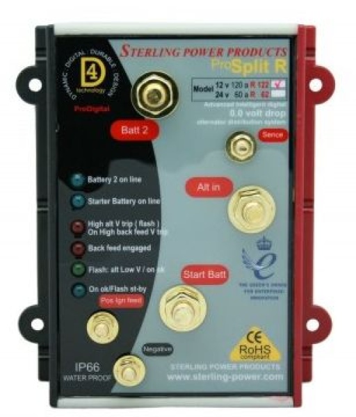 Sterling Ladestromverteiler ProSplit R 12V 120A mit 2 A