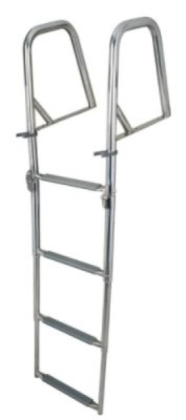 Badeleiter. L=1420mm - eingeklappt 554mm, B=390mm, D=25