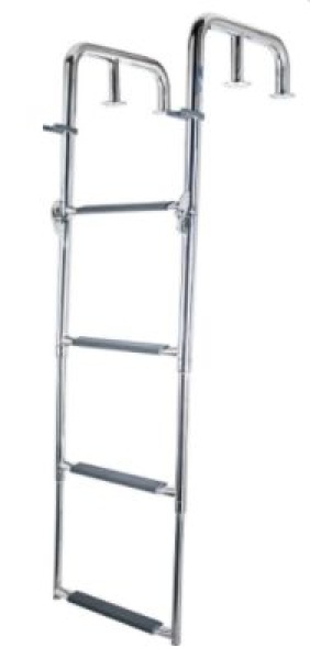 Heckleiter, L=1300mm - eingeschoben 423mm, B=350mm, 4 S