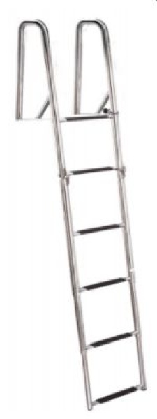 Steg-Badeleiter mit Handgriff, L=2523mm, B=363mm, D=361