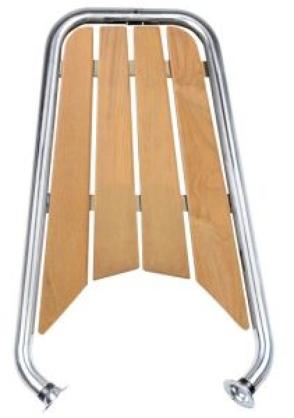 Bugplattform SHAPE. Teak. L=950mm B=415mm. Rohr D=32mm