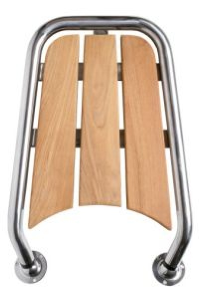 Bugplattform Classic Teak L=550mm, B=360mm, Rohr D=32mm
