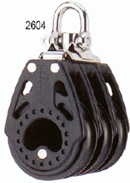 57 mm Carbo Block dreifach