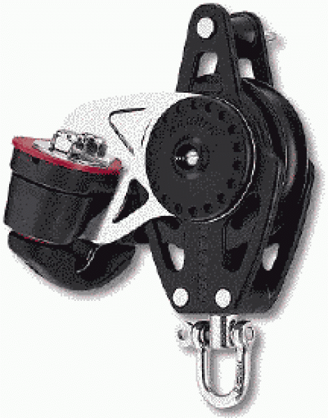 57 mm Carbo Block einfach mit Wirbel und Hundsfott