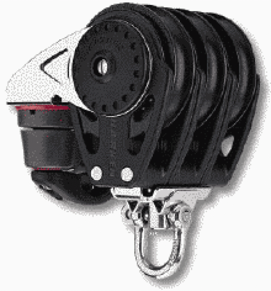57 mm Carbo Block dreifach mit Wirbel