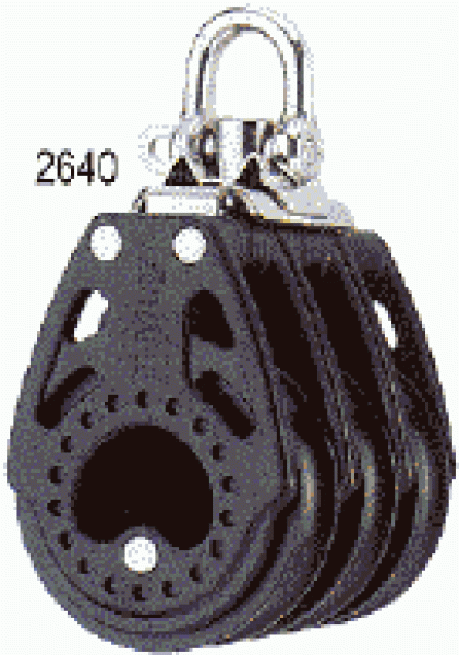 40 mm Carbo Block dreifach