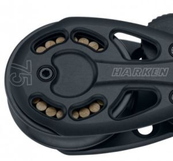Black Magic 75 mm Umlenkblock einfach mit Stopper