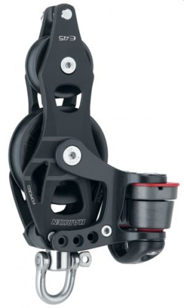 45mm Element Violinblock mit Klemme und Hundsfott