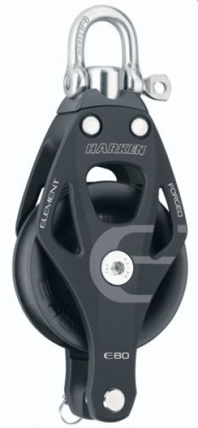 Harken Element Block 80mm Einfach/Wirbel/Hundsfott