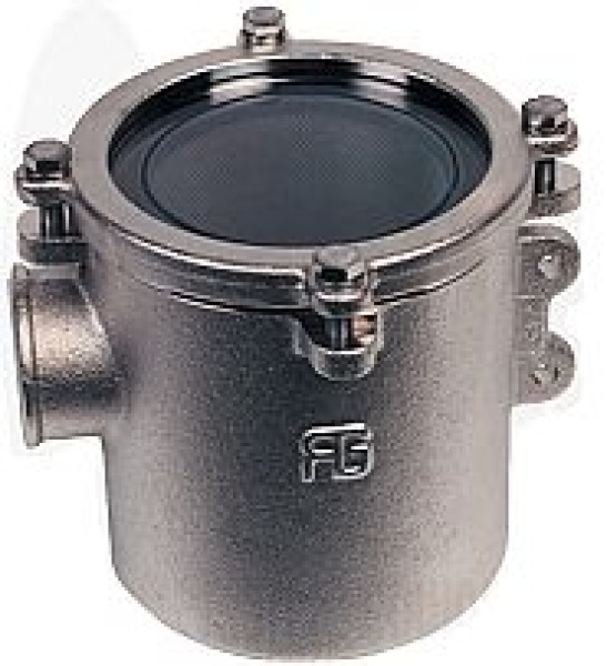 Nickel-besch. Messing Kühlwasserfilter (robust) mit NI