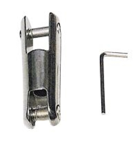 NIRO Gebogener Ankerwirbel Modell Force, Kette Ø6-8mm