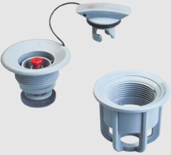 Universalventil mit Push-Push System, komplett mit Sch
