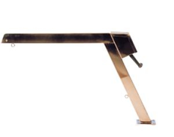 NIRO Davit mit Tau, Block und Winsch, feste Version (P