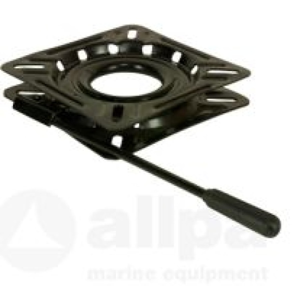 Stahl Drehscheibe mit Lock, Schwarz