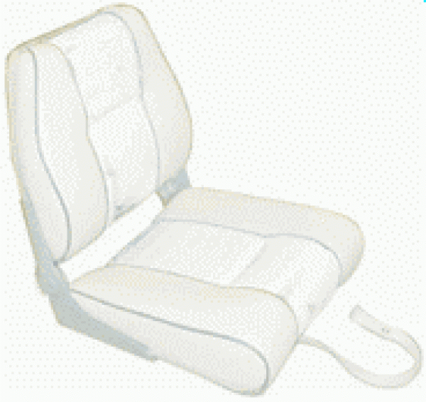 Klappstuhl Modell Coach weiss
