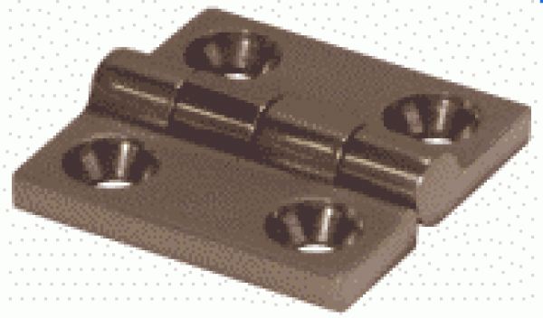 NIRO Gegossenes Scharnier, 38x38mm