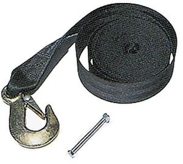 Windengurt mit Haken, 6000x50mm (Bruchlast 2200kg)