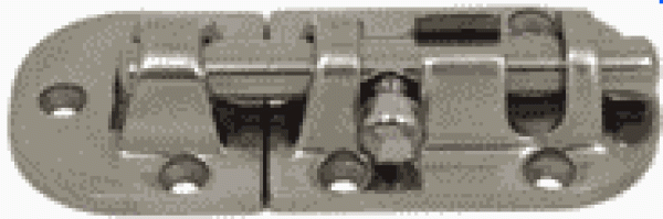 NIRO Vorschieberiegel, A=90mm, B=38mm, C=36mm, D=17mm