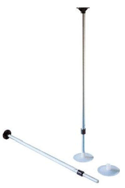 Teleskopische Persenningstütze (zum einnähen)