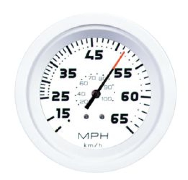 allpa White Domed Öldruckanzeiger 100Psi (SW)