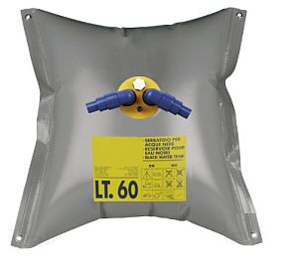 Flexible Fäkalientank, 100l, 1100x1100mm (lxb), Gewich