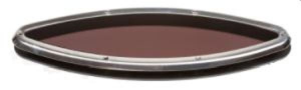 Festes Bullauge NIRO 127x400mm