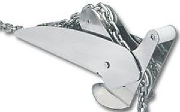 NIRO Ankerbugrolle, A=440mm, B=71mm, C=100mm (kippbar,