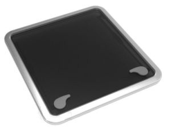 Goïot Aluminium Luken Modell Opal 60, Satin, Abm. 561x5